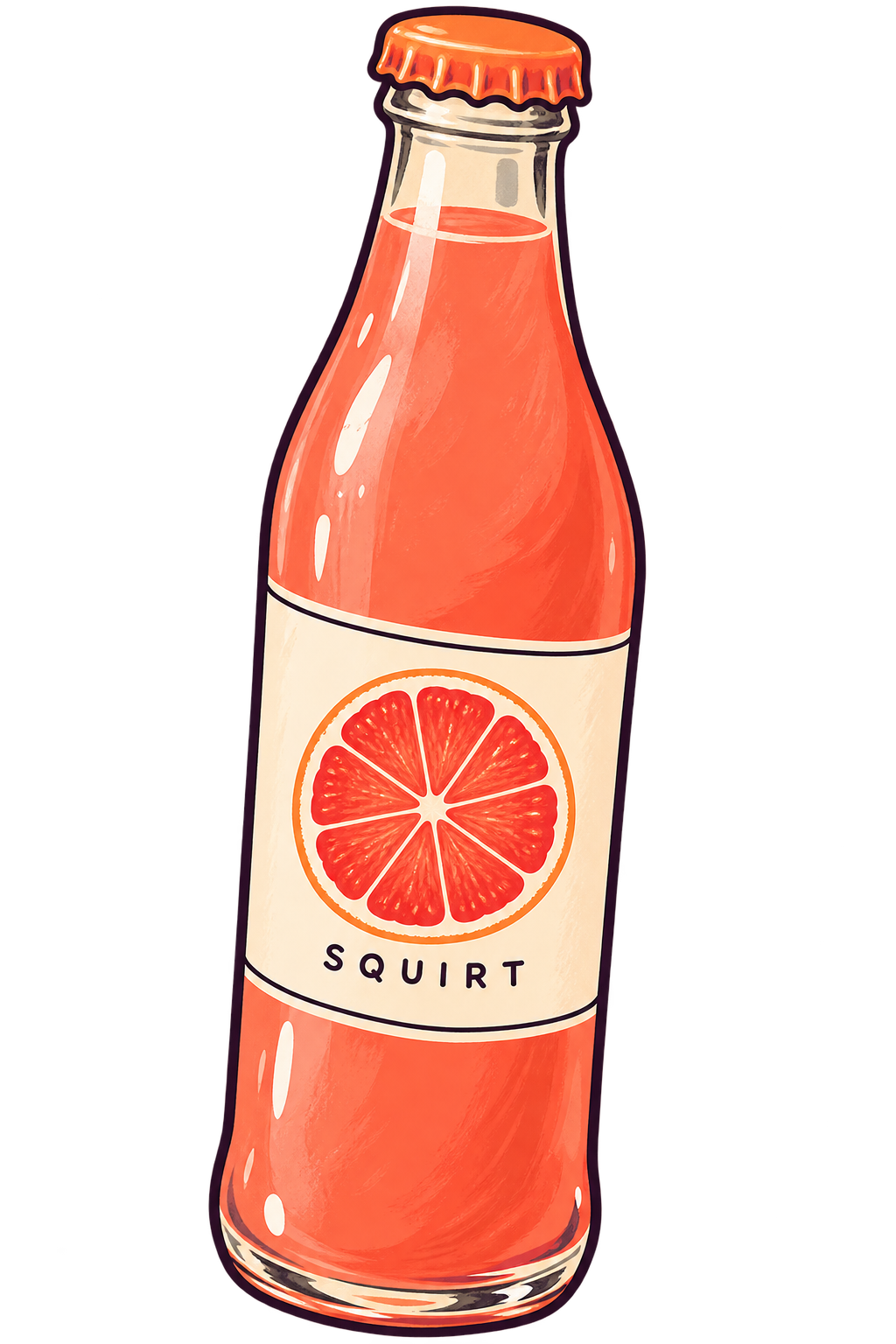SQUIRT juice bottle
